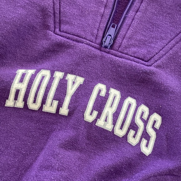 HOLY CROSS INFANT HALF ZIP SWEATSHIRT - Picture 2 of 6